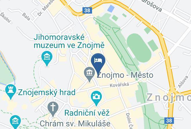 Znojmo - Hotel Morava Maps