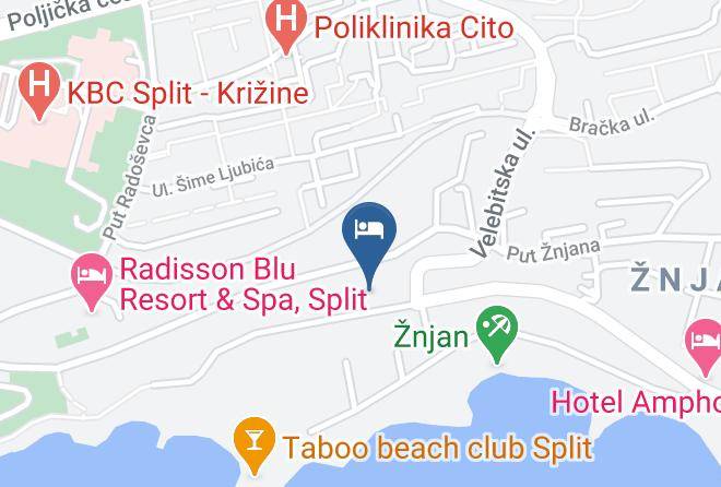 Split - Hotel More Maps