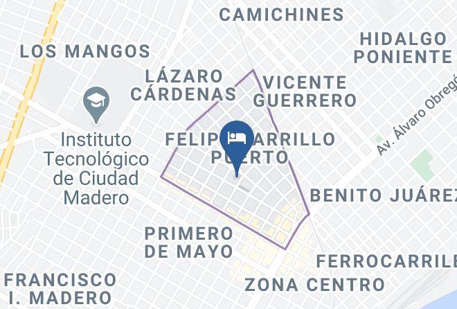 Ciudad Madero - Hotel Morelia Maps