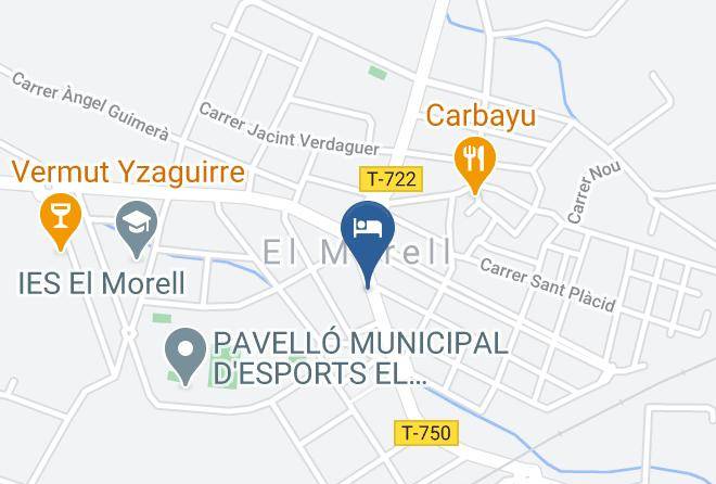 Tarragona - Hotel Morell Maps