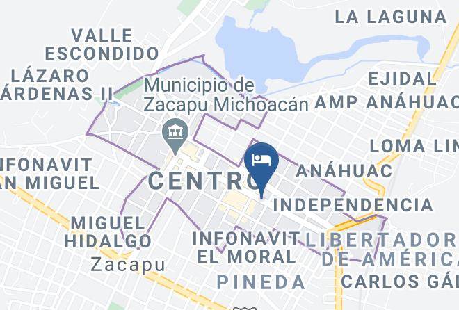 Zacapu - Hotel Morelos Maps