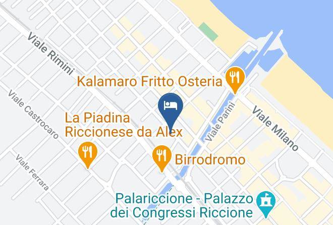Rimini - Hotel Morena Maps