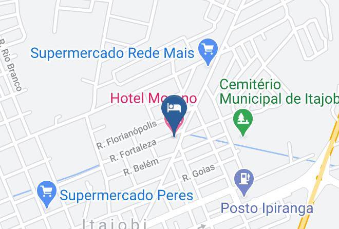Itajobi - Hotel Moreno Maps