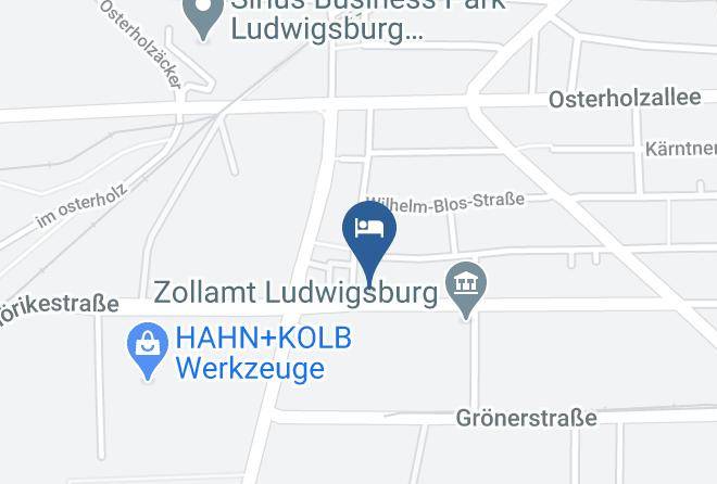 Ludwigsburg - Hotel Morike Maps