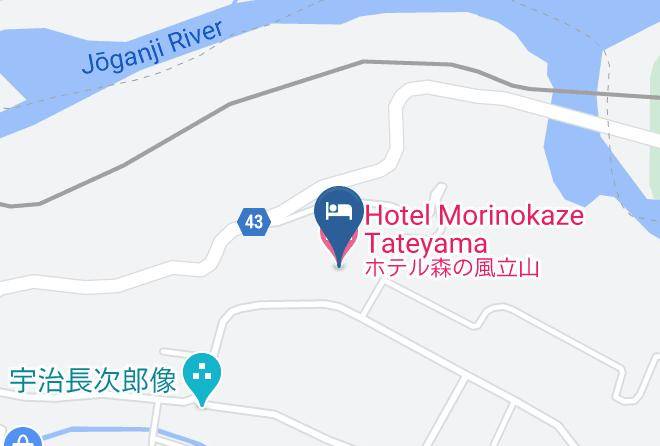Toyama City - Hotel Morinokaze Tateyama Maps