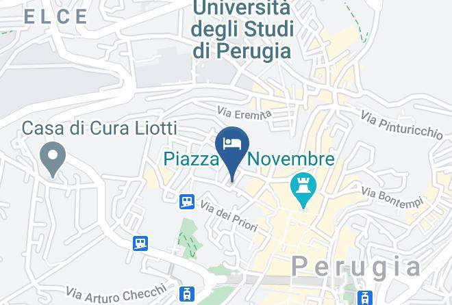 Perugia - Hotel Morlacchi Maps