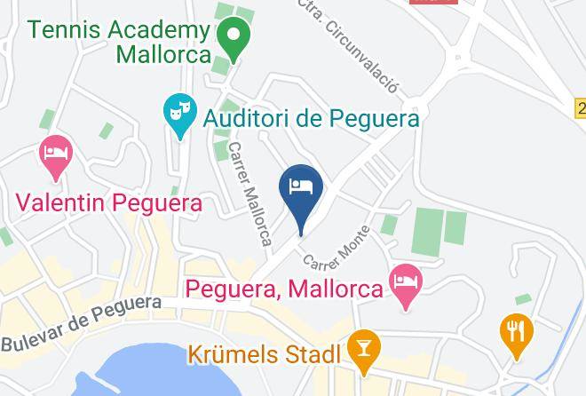 Hotel Morlans Suites Map