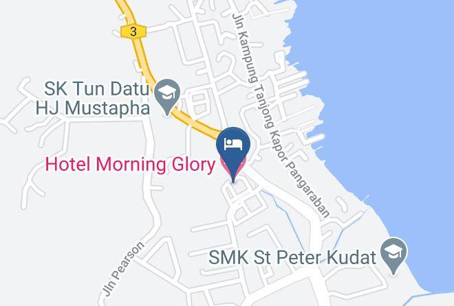 Bahagian Kudat - Hotel Morning Glory Maps