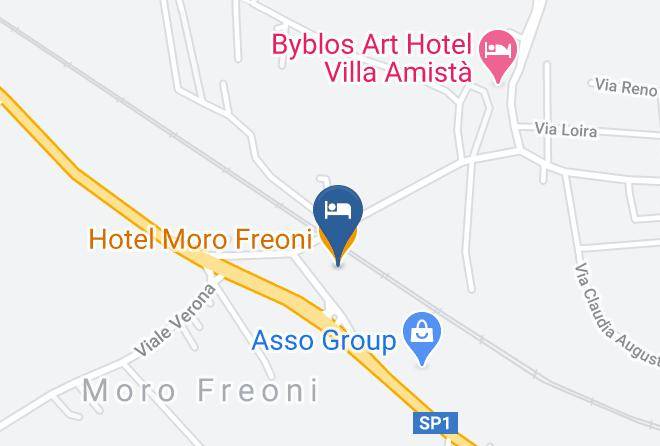 Verona - Hotel Moro Freoni Maps