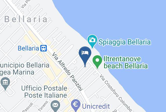 Rimini - Hotel Oceania Maps