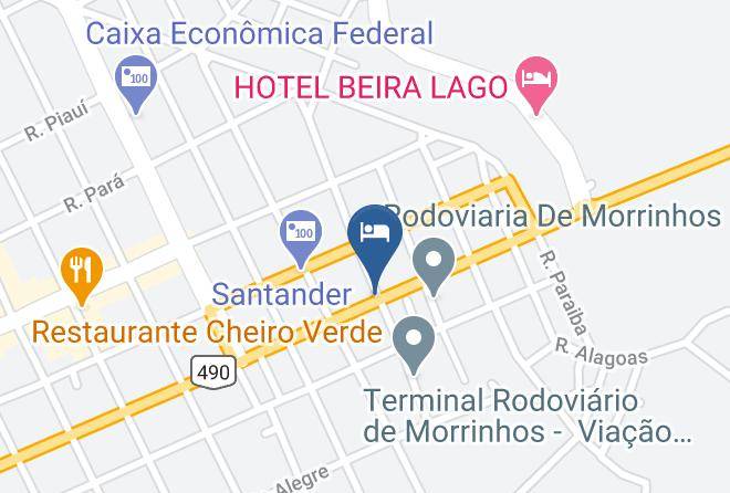 Hotel Morrinhos Map