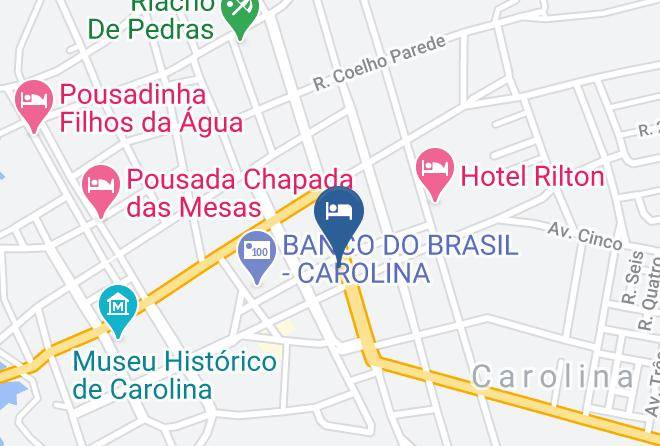 Hotel Morro Do Chapeu Map