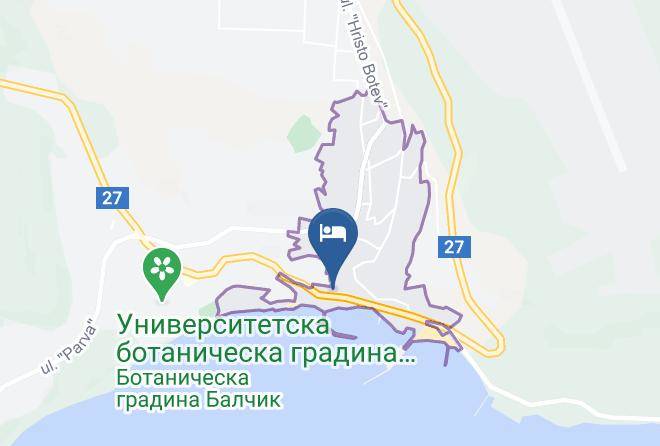 Balchik - Hotel Morska Zvezda Maps