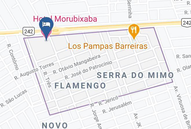 Barreiras - Hotel Morubixaba Maps