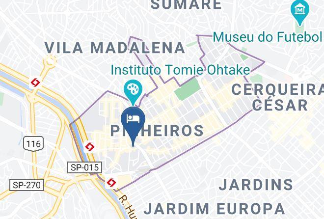 Sao Paulo Pinheiros - Hotel Morumbi Maps