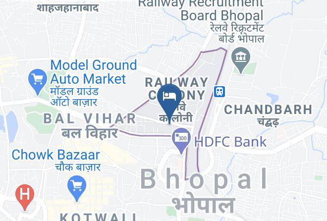 Bhopal - Hotel Morya Regency Maps