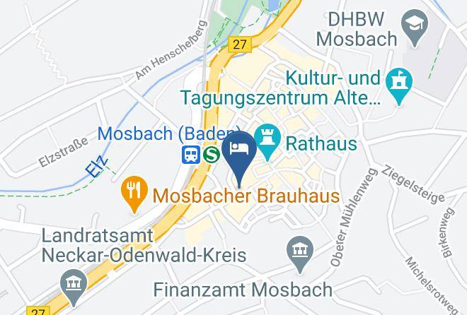 Neckar Odenwald Kreis - Hotel Mosbach Goldener Hirsch Mosbach Maps