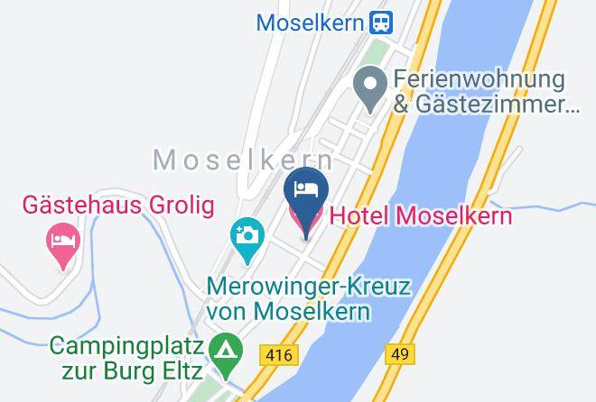 Cochem Zell - Hotel Moselkern Maps