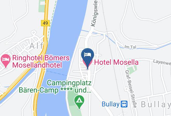 Cochem Zell - Hotel Mosella Maps