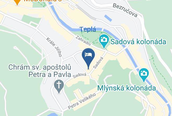 Carlsbad - Hotel Moskevsky Dvur Maps