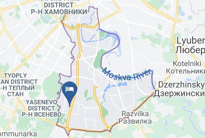 Moscow - Hotel Moskomsporta Maps