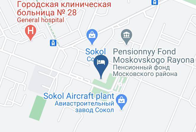 Nizhniy Novgorod - Hotel Moskovskaya Maps