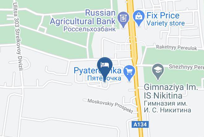 Hotel Moskovskiy Map