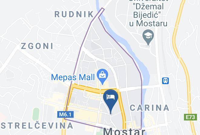 Hercegovacko Neretvanski - Hotel Mostar Maps