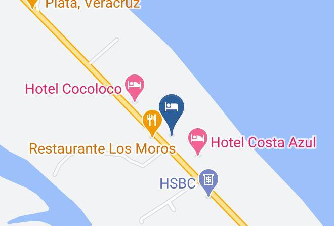 Tecolutla - Hotel Motel Andrea Maps