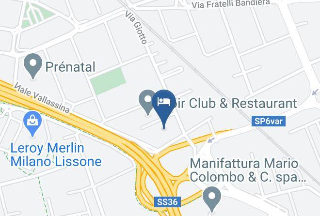 Monza E Brianza - Hotel Motel Ascot Maps