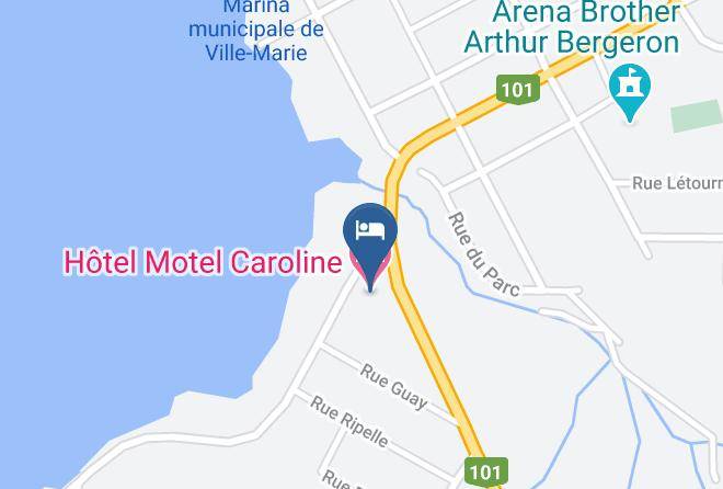 Temiscamingue Regional County Municipality - Hotel Motel Caroline Maps