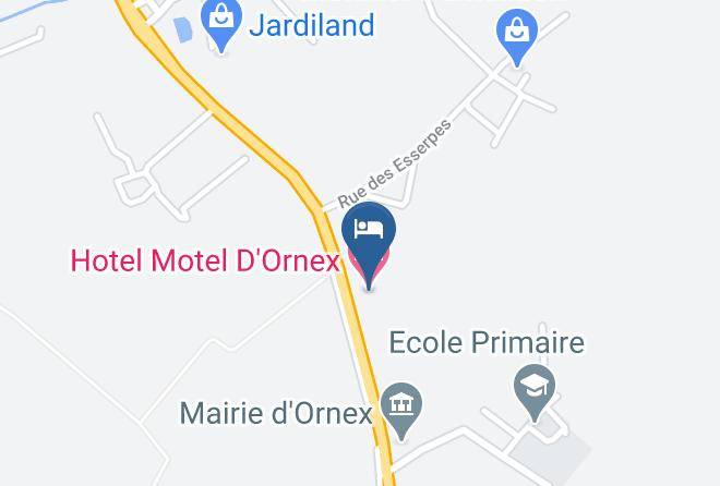 Ain - Hotel Motel D'ornex Maps