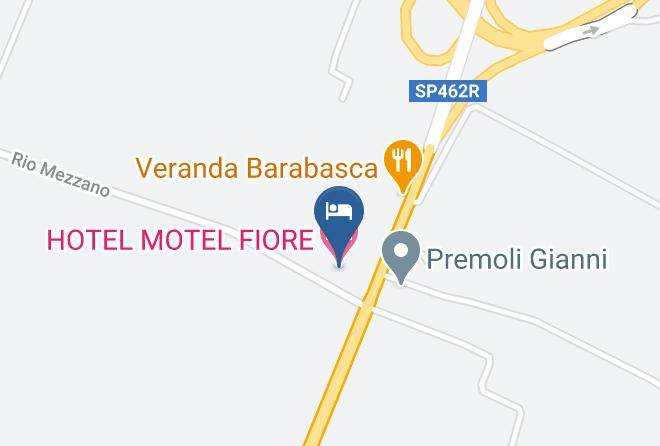 Hotel Motel Fiore Map