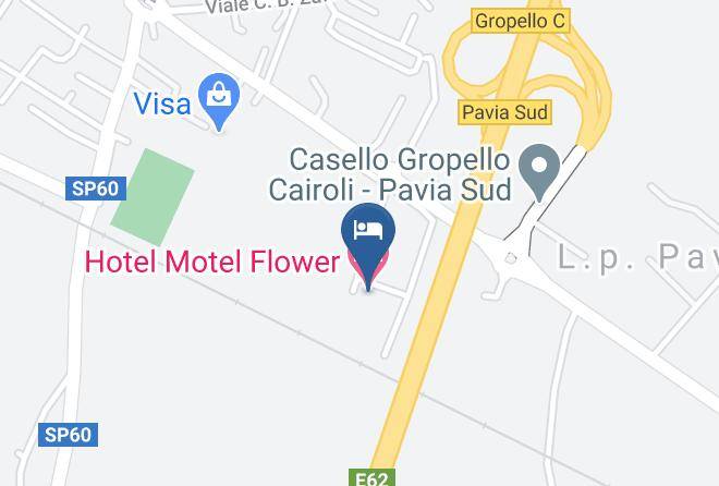 Pavia - Hotel Motel Flower Maps