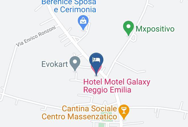 Hotel Motel Galaxy Reggio Emilia Map