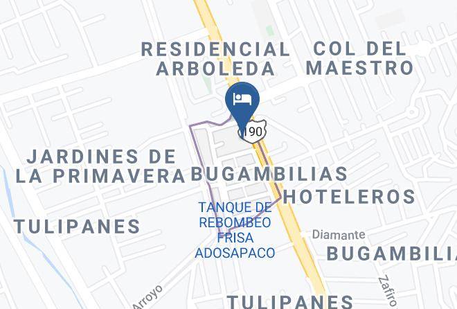 Oaxaca De Juarez - Hotel Motel La Cabana Maps