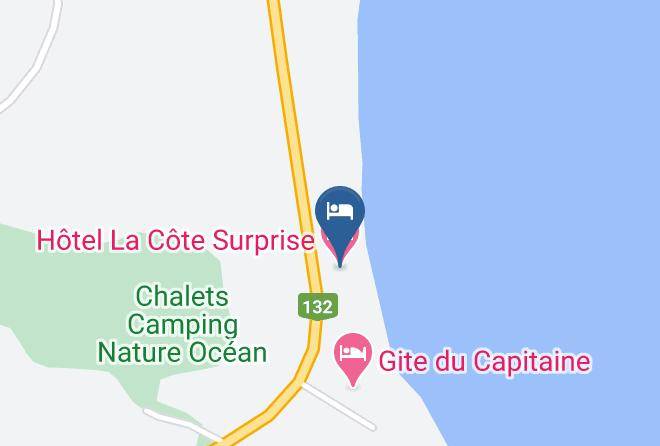 Le Rocher Perce Regional County Municipality - Hotel La Cote Surprise Maps