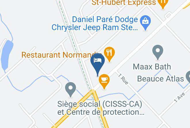 La Nouvelle Beauce Regional County Municipality - Hotel Motel La Difference Maps