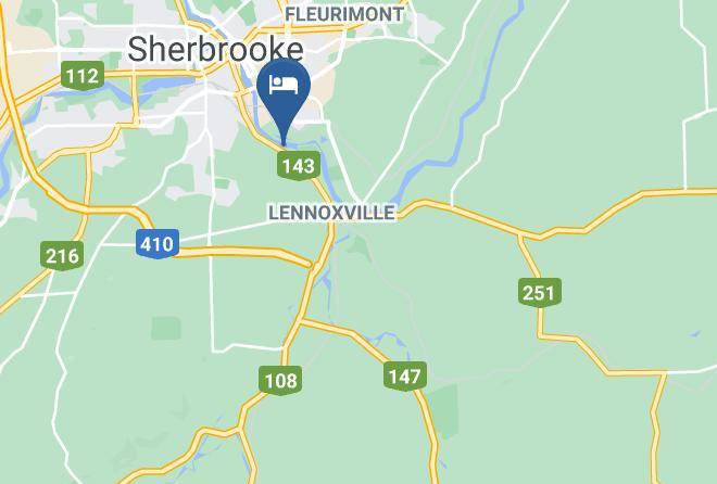 Sherbrooke - Hotel Motel La Marquise Maps