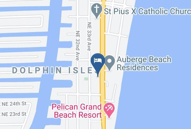 Hotel Motel Lauderdale Inn Map