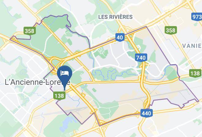 Capitale Nationale - Hotel Motel Le Gite Maps