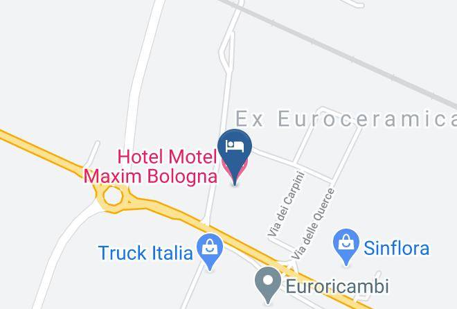 Bologna - Hotel Motel Maxim Bologna Maps