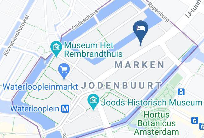 Amsterdam - Hotel Motel One Amsterdam Waterlooplein Maps
