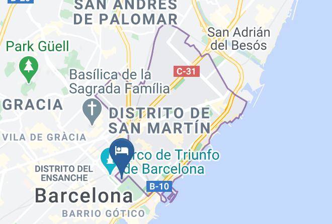 Barcelona - Hotel Motel One Barcelona Ciutadella Maps