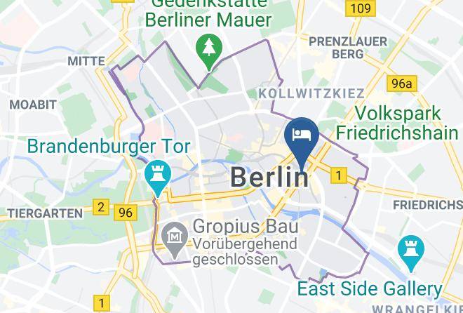 Stadt Berlin - Hotel Motel One Berlin Alexanderplatz Maps