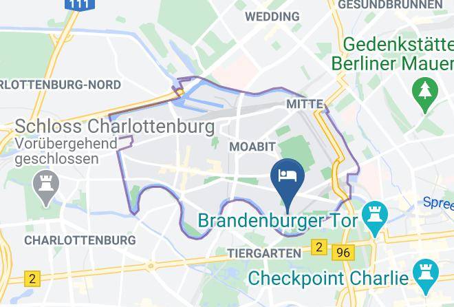 Stadt Berlin - Hotel Motel One Berlin Bellevue Maps