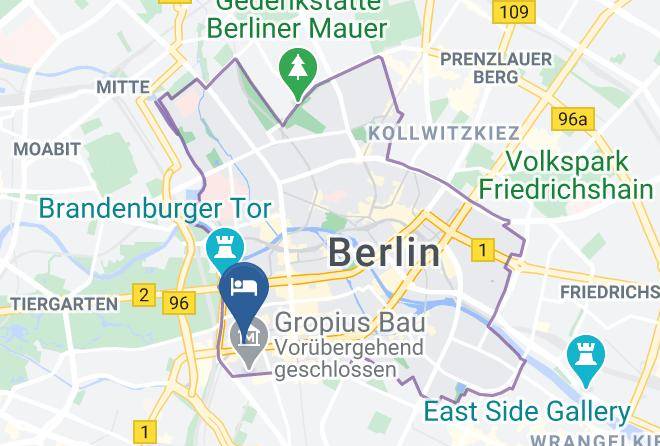Stadt Berlin - Hotel Motel One Berlin Potsdamer Platz Maps