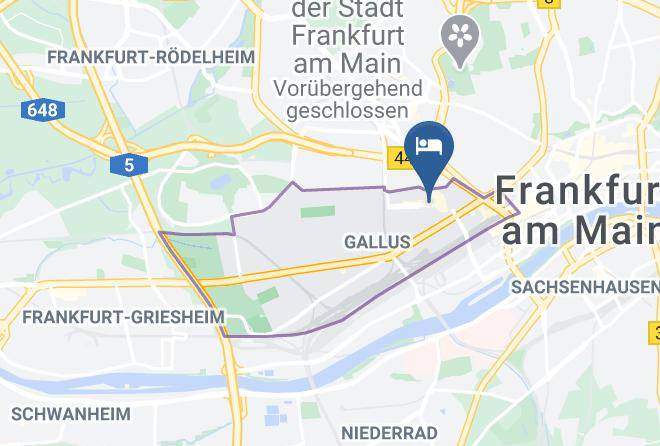 Frankfurt Am Main - Hotel Motel One Frankfurt Messe Maps