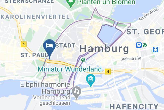 Stadt Hamburg - Hotel Motel One Hamburg Am Michel Maps