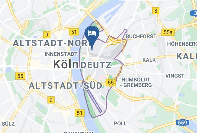 Cologne - Hotel Motel One Koln Messe Maps